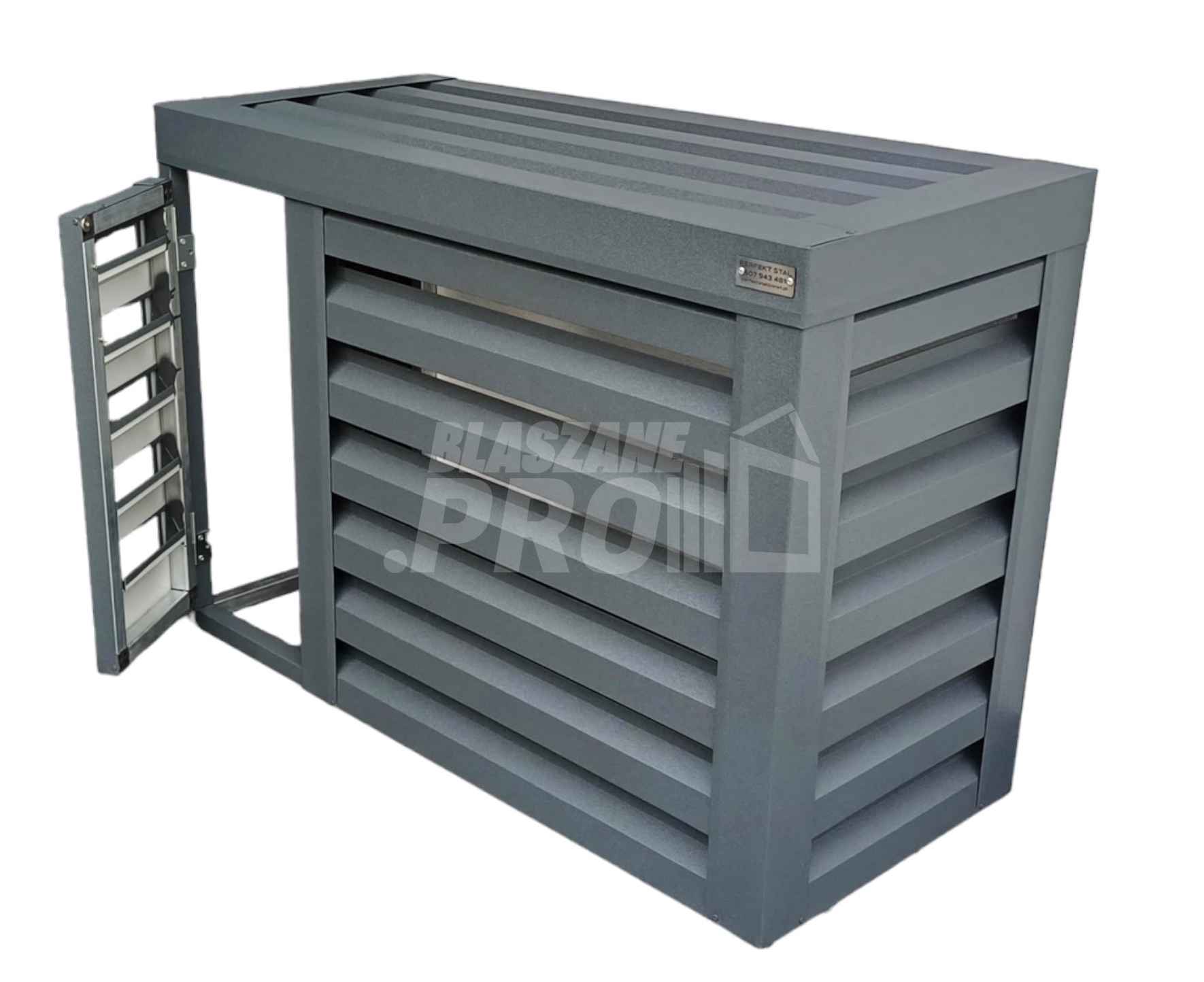 Osłona klimatyzatora - pompy ciepła 100x40x80 cm antracyt GP306 Bydgoszcz - zdjęcie 1