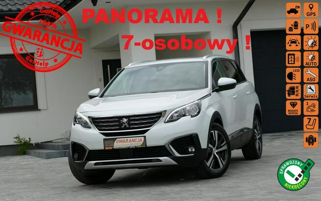 Peugeot 5008 Allure! Panorama! Ledy! 7-osób! Gwarancja! Grójec - zdjęcie 1
