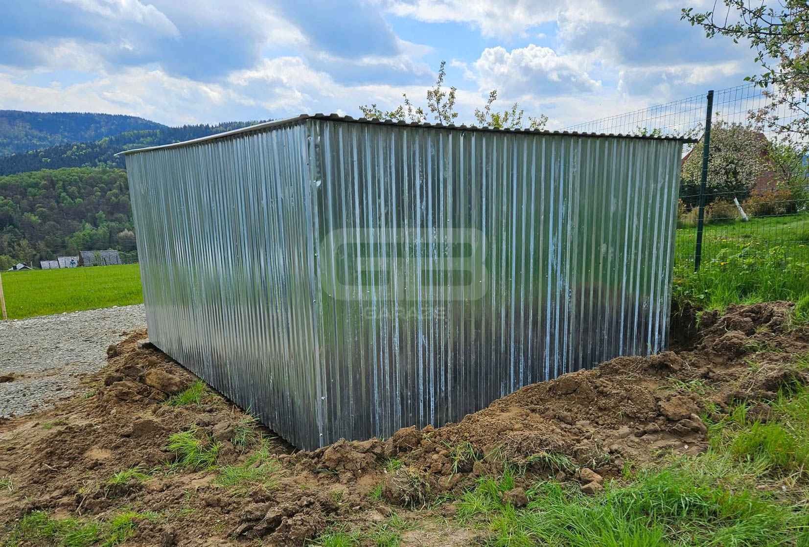 Garaż blaszany 3x5m II gat blaszak na budowę wolnostojący brama GB122 Katowice - zdjęcie 3