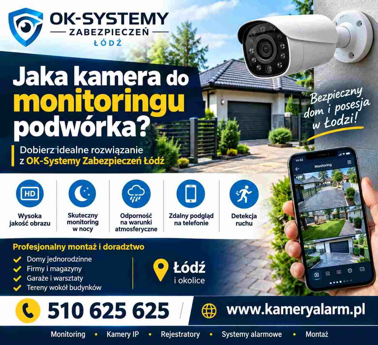 Jaka kamera do monitoringu podwórka? Sprawdź, jaki monitoring wybrać Widzew - zdjęcie 1