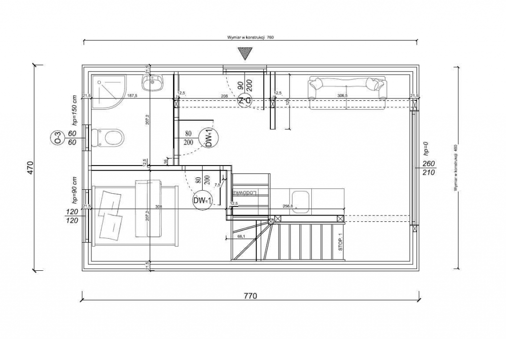 Dom drewniany modułowy Nebraska III projekt + budowa Stara Kiszewa - zdjęcie 2