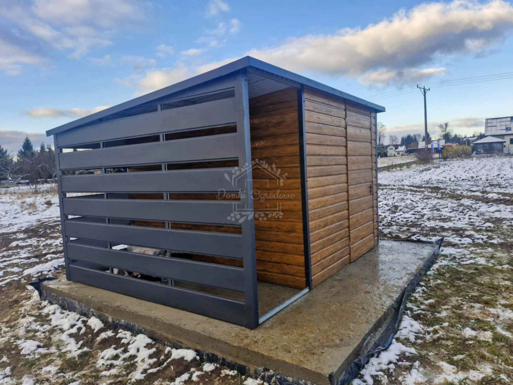 Schowek  domek ogrodowy 2,5x3m  okno - jasny orzech  spad w tył ID842 Ciechanów - zdjęcie 2