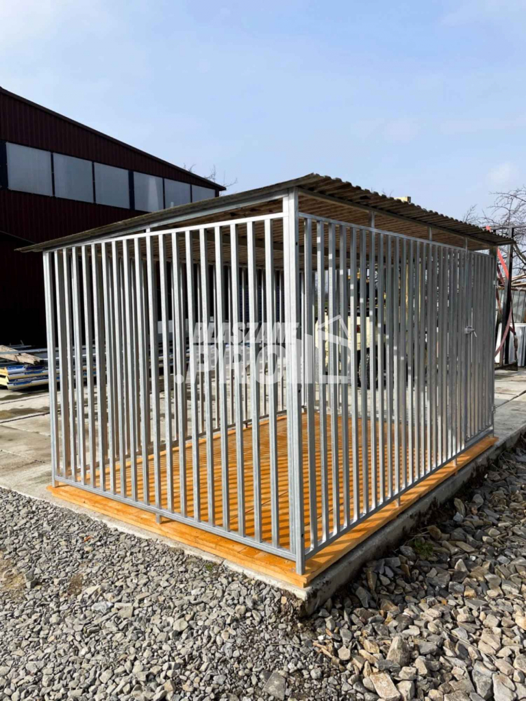 Kojec dla Psa 3x2m  z profili zamkniętych + Podłoga drewniana GP272 Łuków - zdjęcie 3