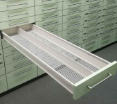 Meble apteczne-magazynowe szyflady głabokiego składowania