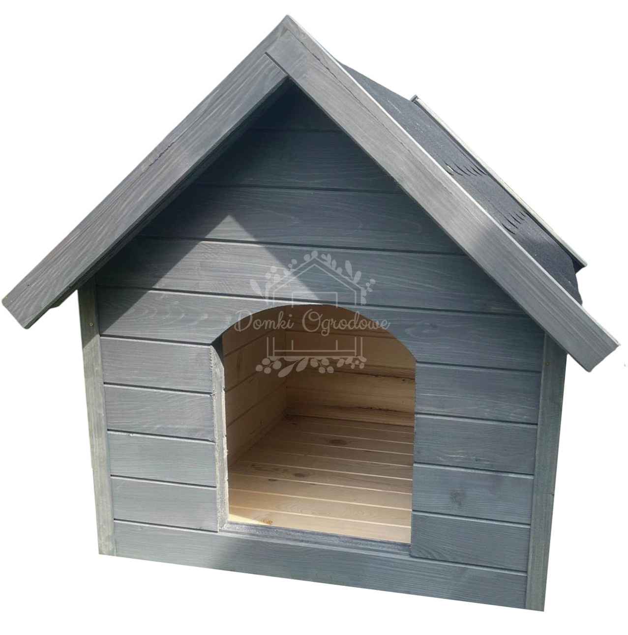 Buda dla psa Rozmiar "XXL" - Grafit - Dach dwuspadowy ID838 Ruda Śląska - zdjęcie 1