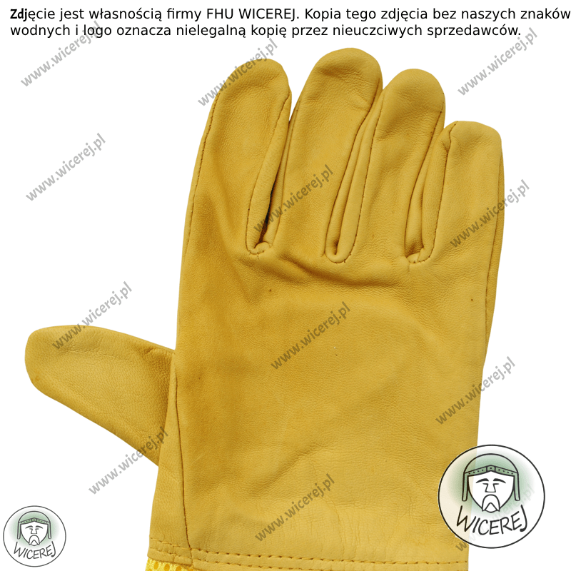 Premium Skórzane Rękawice Pszczelarskie Oddychające XL (10) Jaśliska - zdjęcie 8