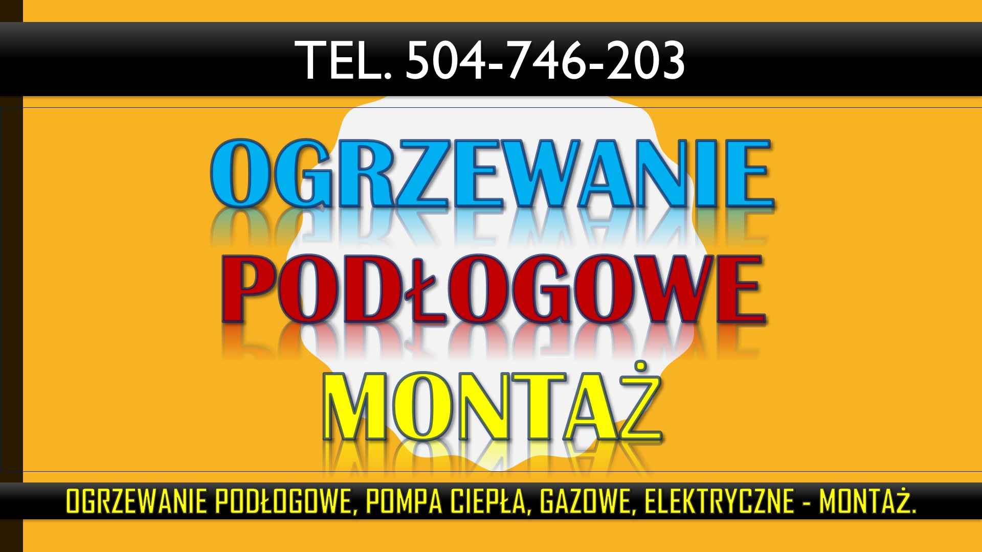 Ogrzewanie podłogowe, montaż tel. 504-746-203, Wrocław, cena montażu. Psie Pole - zdjęcie 3