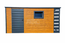 Domek Ogrodowy 4,5x2m Wiata 0,5m Brama Dwuskrzydłowa Okno GP383 Tarnów - zdjęcie 5