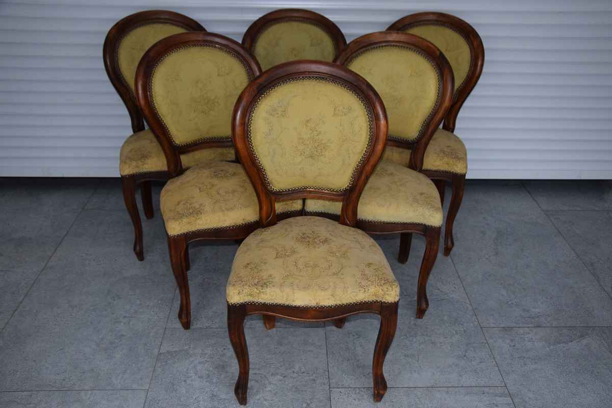 krzesła medaliony 6 sztuk - super stan Olsztyn - zdjęcie 1