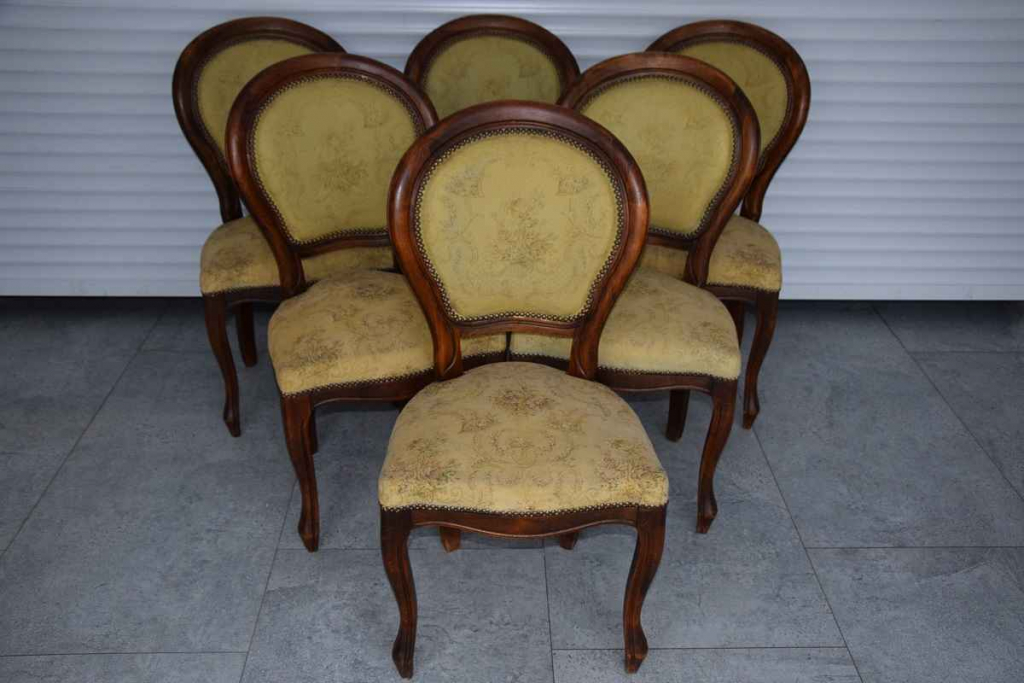 krzesła medaliony 6 sztuk - super stan Olsztyn - zdjęcie 1