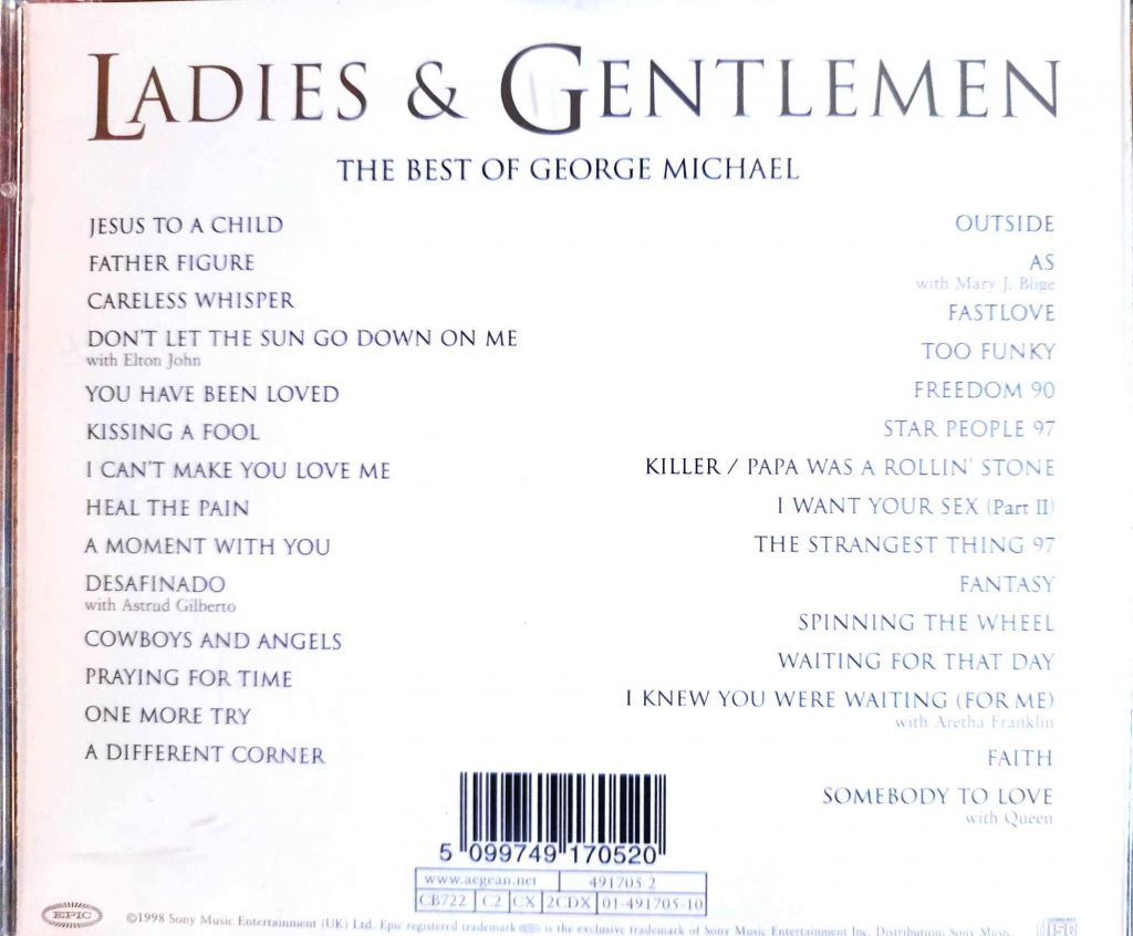 Polecam Album 2 płytowy CD GEORGIE MICHAEL -Album Ladies and Gentelm Katowice - zdjęcie 2