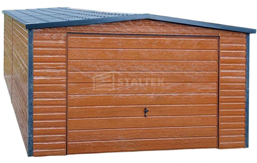 Garaż Blaszany 4X6 Dwuspad Blachodachówka Brama Drzwi Okno ST216 Lidzbark Warmiński - zdjęcie 1