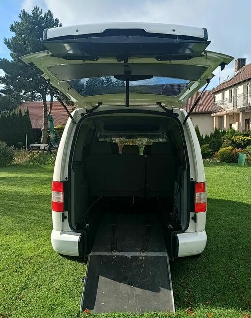 Volkswagen Caddy long do przewozu osób niepełnosprawnych Lębork - zdjęcie 9