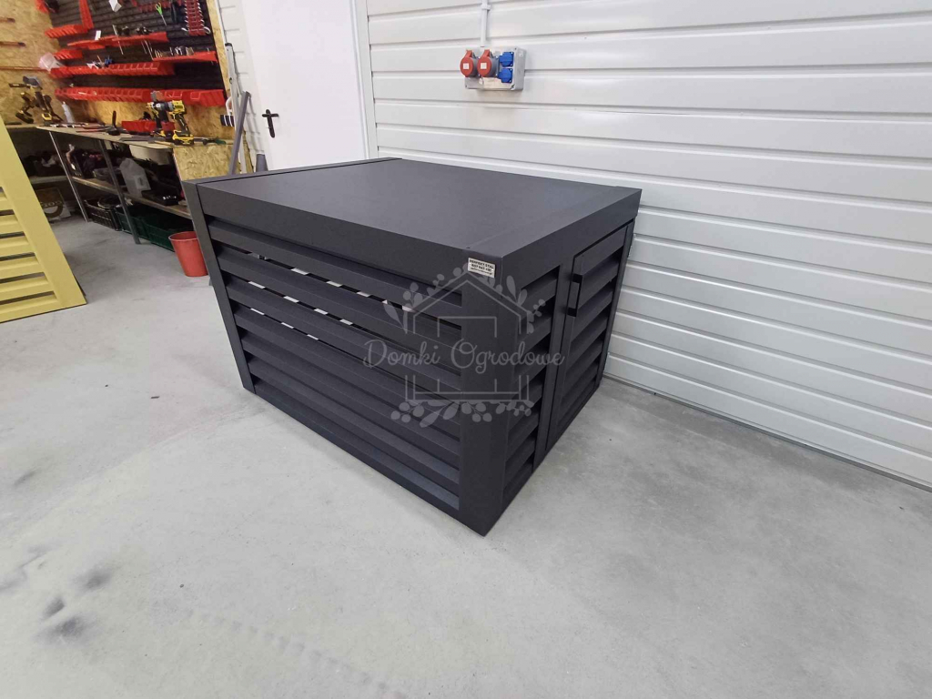 Osłona pompy ciepła 100x60x70 cm antracyt Zabudowa ID861 Malbork - zdjęcie 5