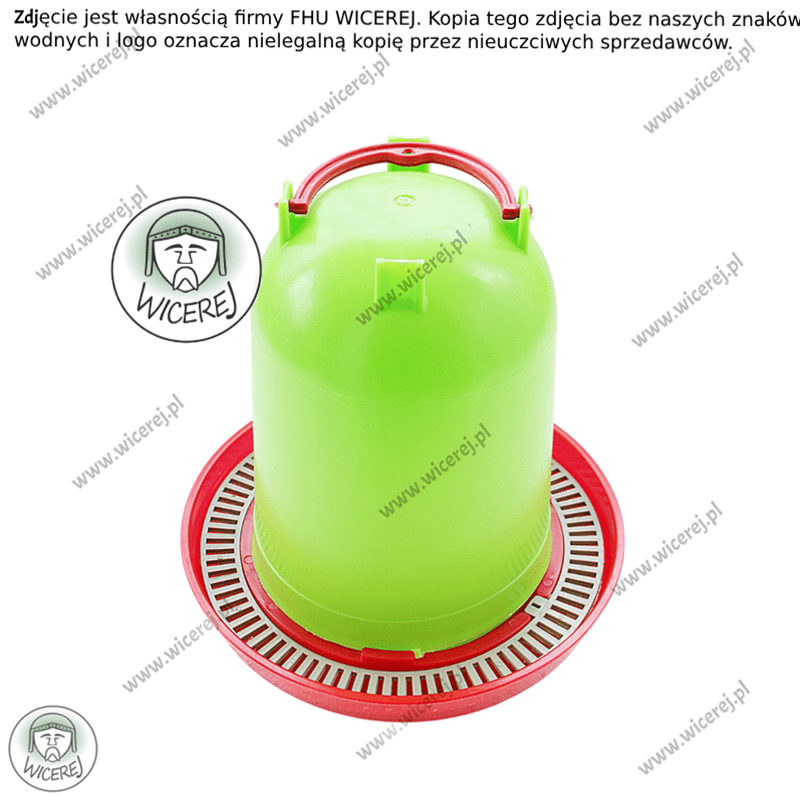 Poidło 5L z zabezpieczającym mostkiem Poidełko Podkarmiaczka Jaśliska - zdjęcie 1