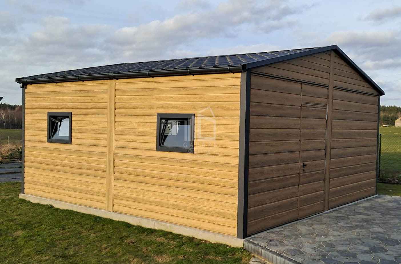 Garaż blaszany 6x5,8 2x Brama Okna PCV Drzwi Rynny Blachodach ID983 Chełm Górny - zdjęcie 8