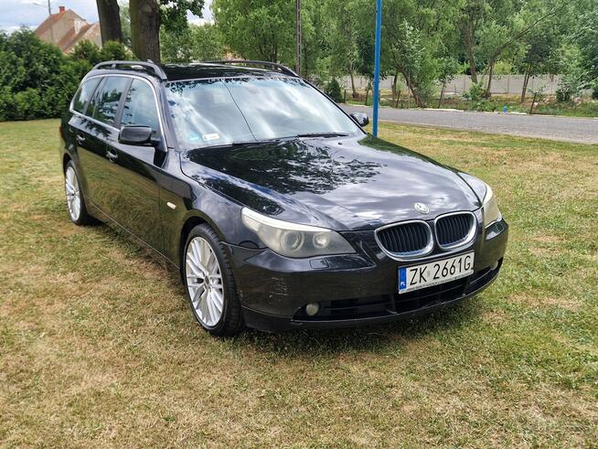 BMW 525 E61 2.5d 177KM Bixenon Alu18 Manual Raty Zamiana Strobice - zdjęcie 7