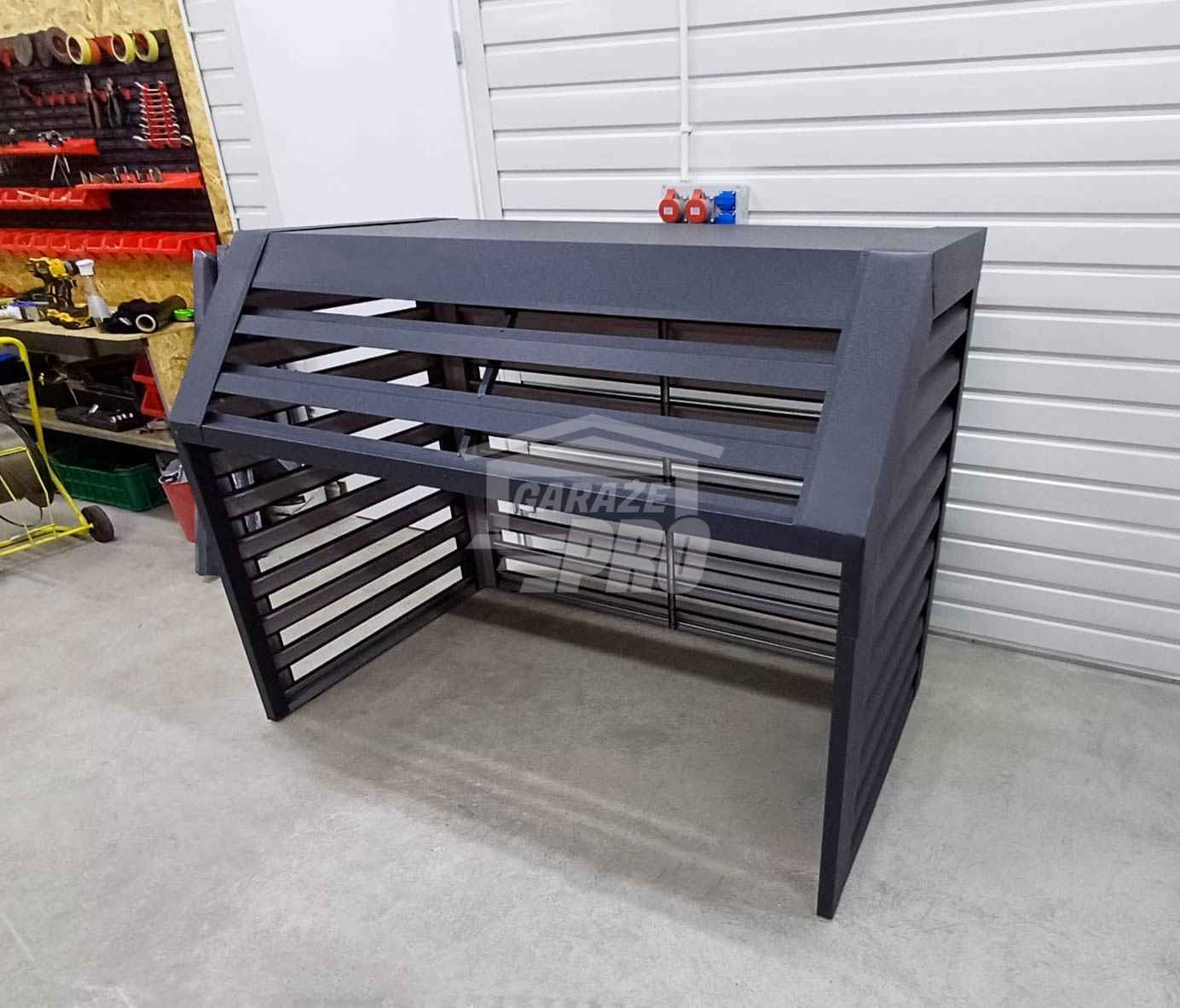 Osłona Pompy Ciepła 120x70x140cm Antracyt Zabudowa GP538 Rzeszów - zdjęcie 7