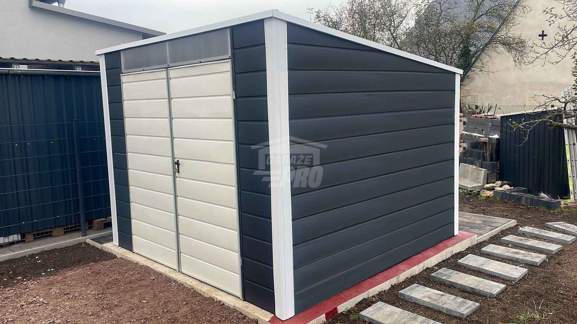 Schowek domek ogrodowy 2,5x3m brama świetlik  dach  GP527 Kalisz - zdjęcie 3