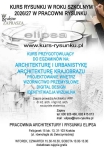 Kurs Rysunku Elipsa zapisy  2026/27 Architektura, Wzornictwo, Wnętrza