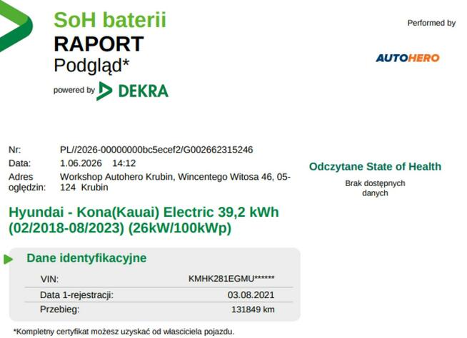 Hyundai Kona HEV automat lift grzane fotele+kier. LED tempomat kamera Warszawa - zdjęcie 5