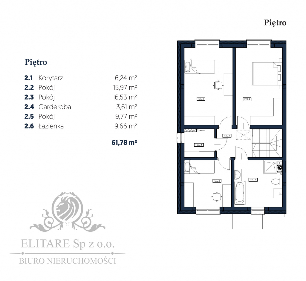 Dom w zab. bliźniaczej o pow. uż.105,27 z garażem+16,10m2/Iwiny Iwiny - zdjęcie 8