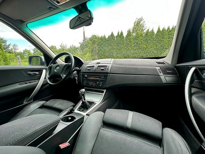 BMW X3 2.0d 150KM Skóry Sport Xenon 2xPDC Hak Zarejestrowany @Zamiana@ Wrocław - zdjęcie 11