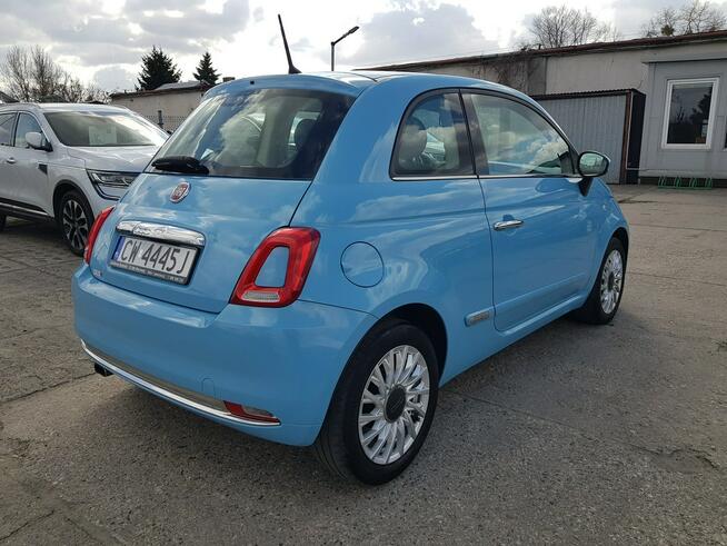 Fiat 500 1,2 Benzyna Klima Panorama Zarejestrowany Gwarancja Włocławek - zdjęcie 5