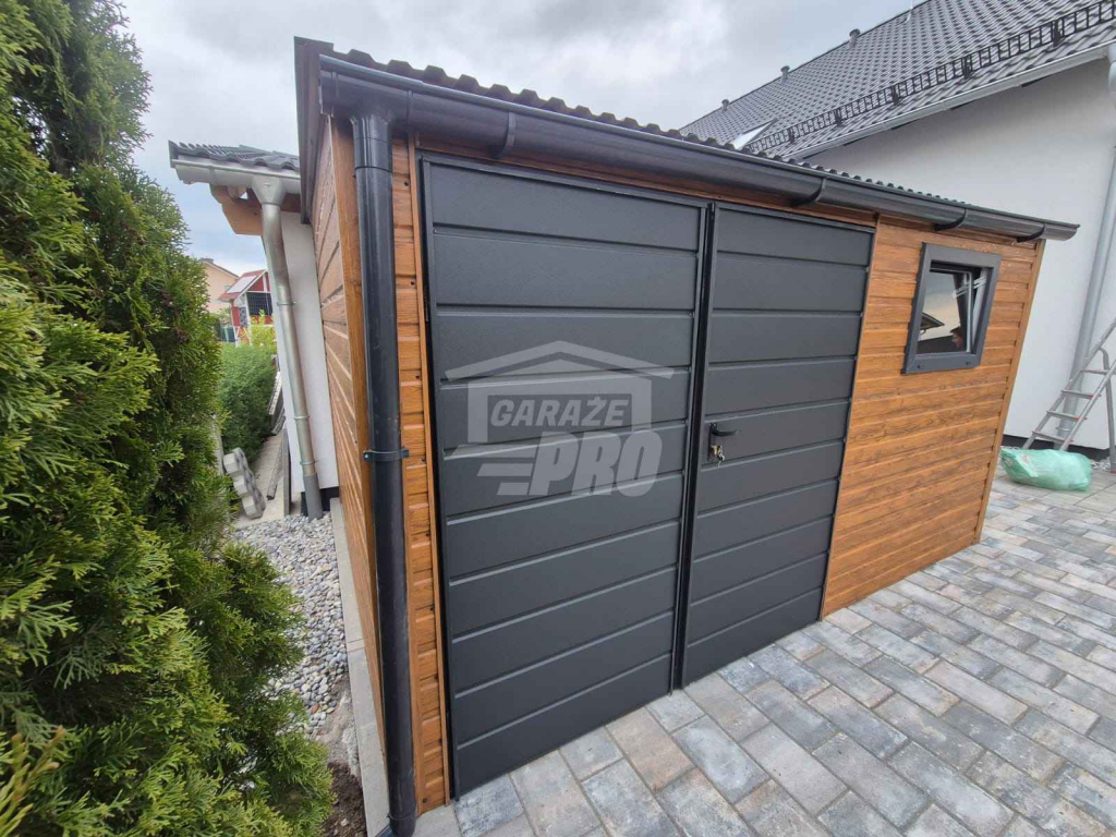 Schowek - Domek Ogrodowy 4x2m - Brama - drzwi okno  dach rynna GP613 Bełchatów - zdjęcie 2