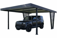 Carport V PREMIUM 4,5x5m Wypełnienie panelami Wiata samochodowa ID1186