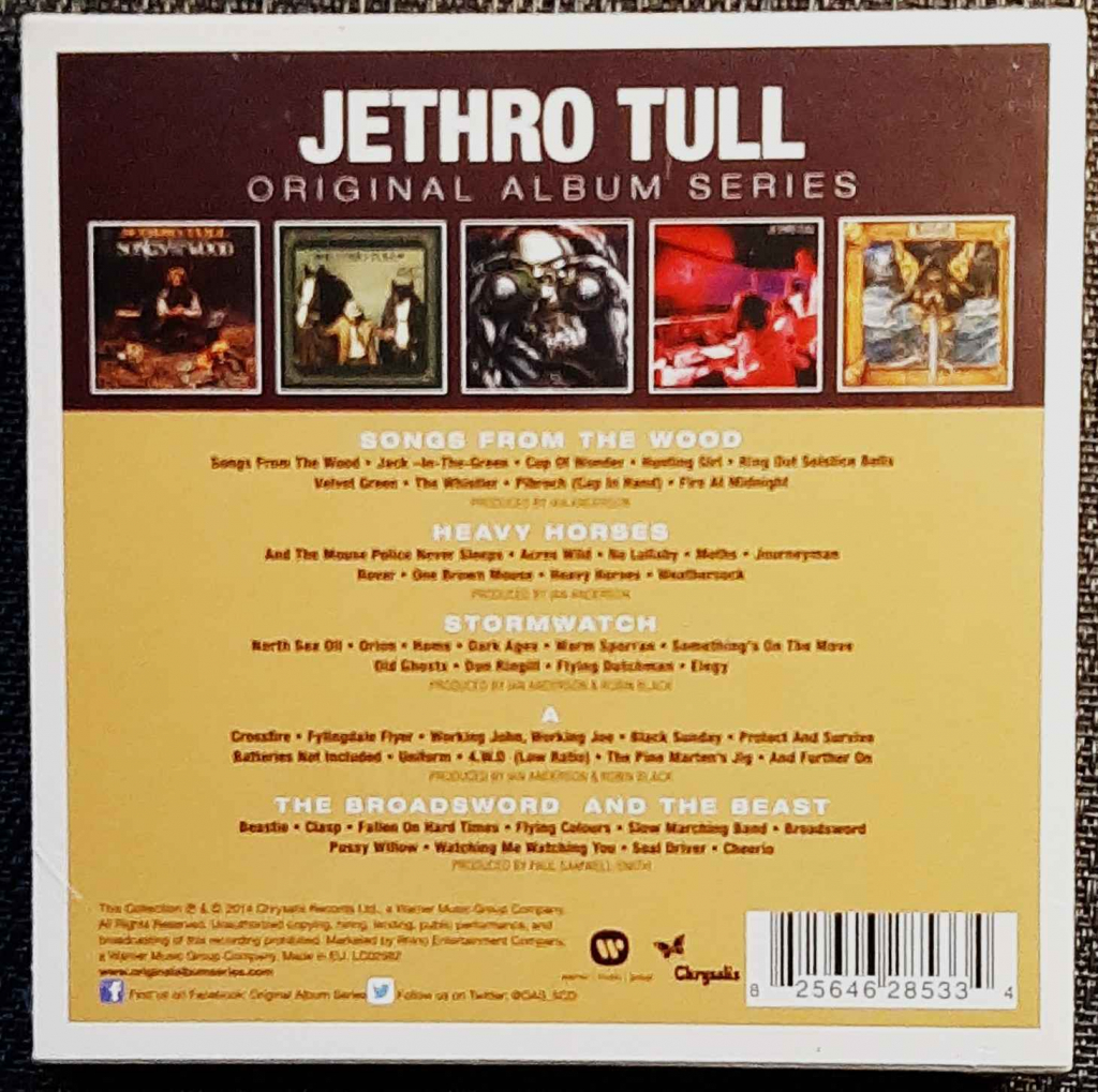 Polecam Znakomity Zestaw 5 płyt CD JETHRO TULL Limitowana Edycja ! Katowice - zdjęcie 2