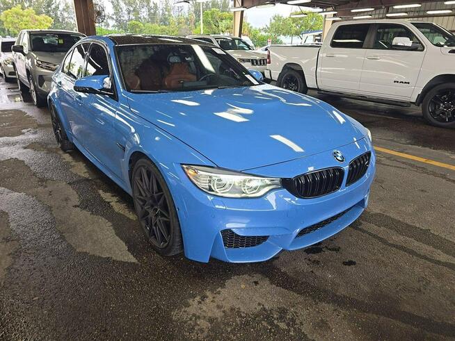 BMW M3 F80 / Yas Marina Blue / Automat / niski przebieg Warszawa - zdjęcie 3