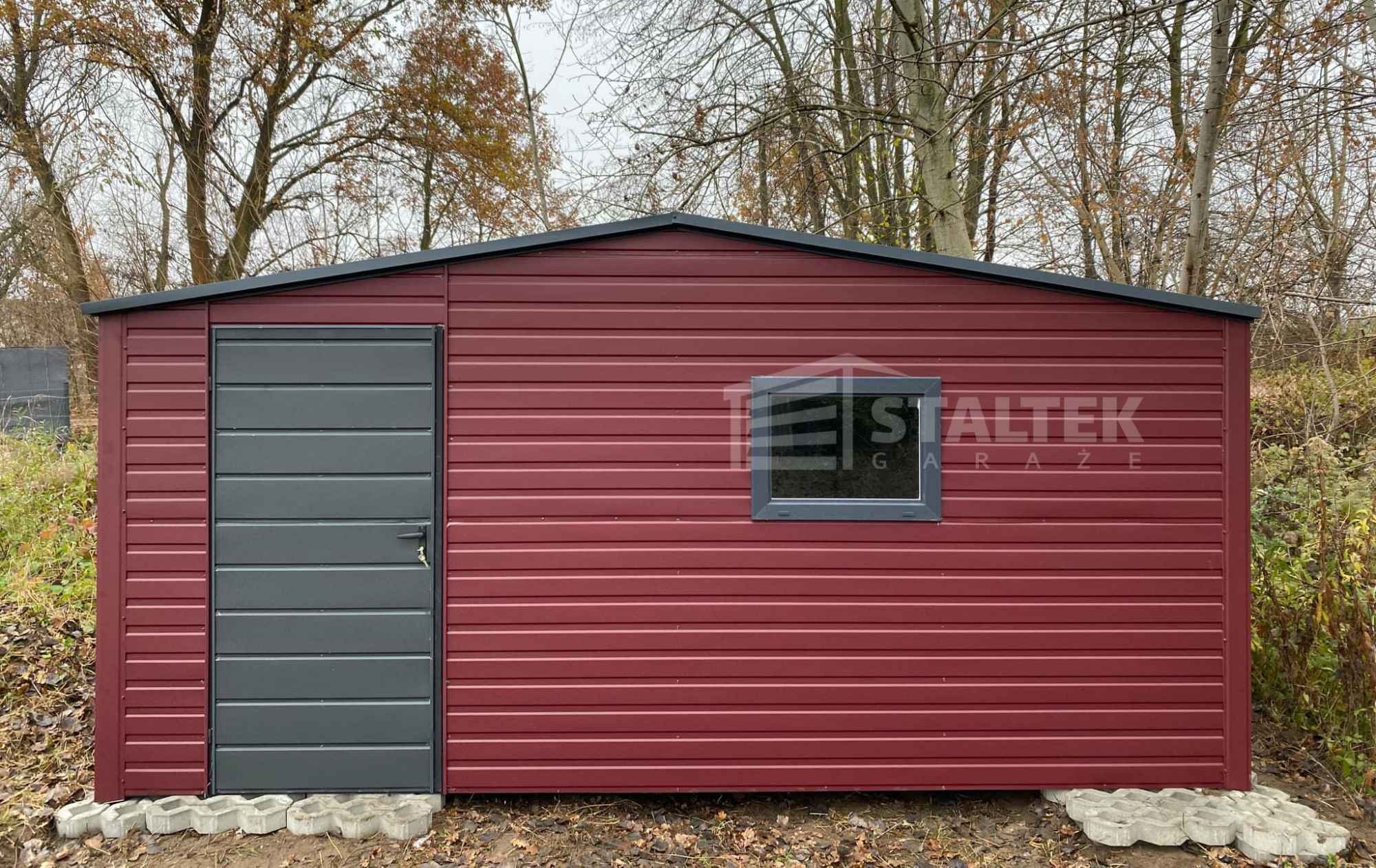 Schowek - Domek ogrodowy 5x4m - drzwi - 2x okna Dach ST190 Cieszyn - zdjęcie 4