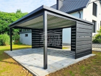 Carport Wiata samochodowa 6x4 m dodatkowa zabudowa dach rynna GP760 Pabianice - zdjęcie 2