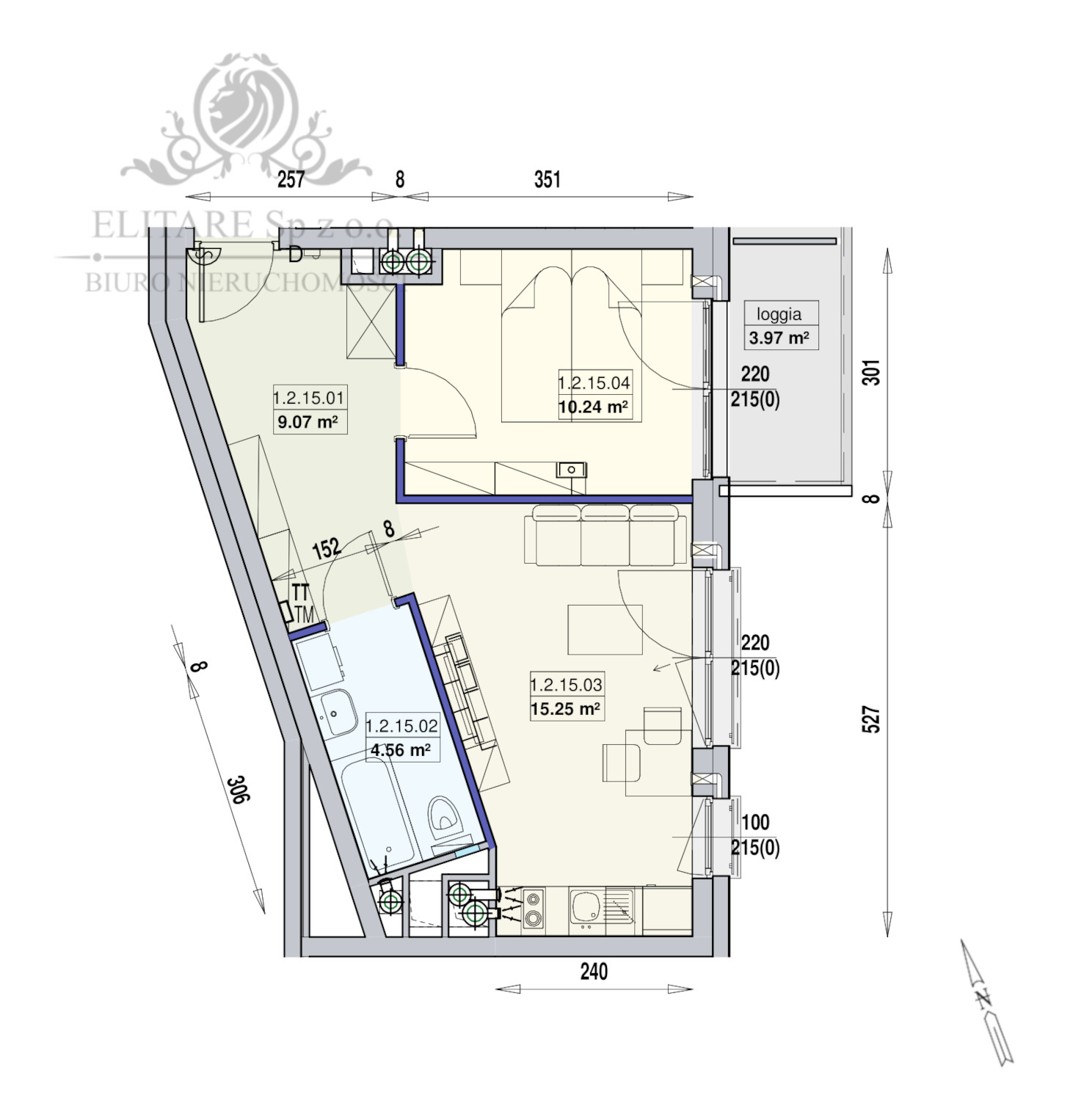 Mieszkanie 39,12m2 w inwestycji blisko Dworca Głównego/Stare Miasto Wrocław - zdjęcie 4