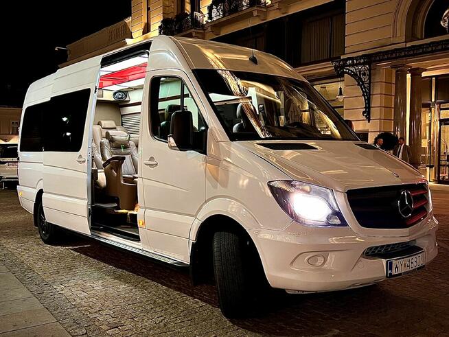Mercedes Sprinter 9 osobowy VIP Warszawa - zdjęcie 3