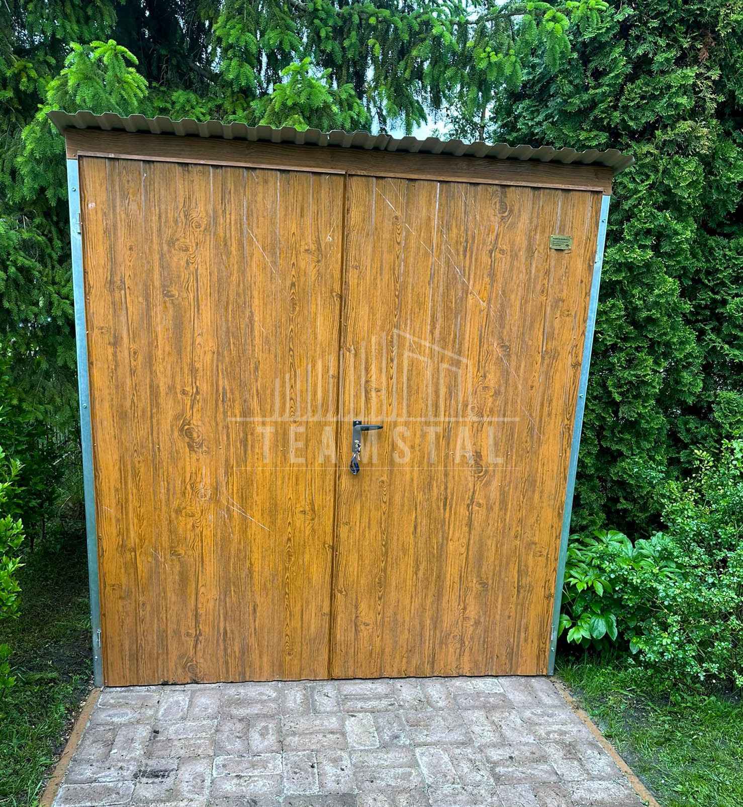 Schowek - domek ogrodowy 1,8x2,5 - drzwi drewnopodobny dach  TS1124 Konin - zdjęcie 4