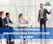 Kurs Przygotowanie pedagogiczno-dydaktyczne dla BHP - on-line Nysa - zdjęcie 1