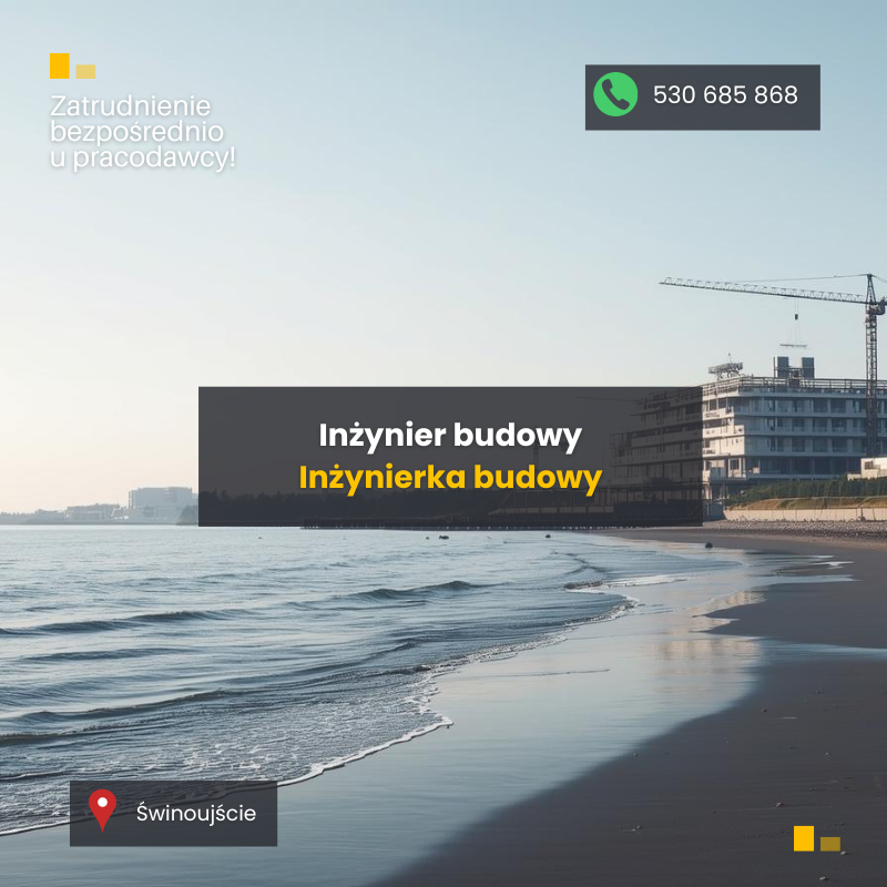 Inżynier / Inżynierka Budowy Świnoujście - zdjęcie 1