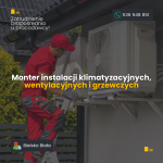 Monter instalacji klimatyzacyjnych, wentylacyjnych i grzewczych