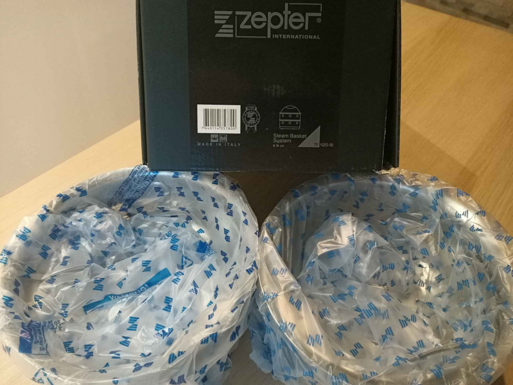 ZEPTER Nowy Koszyk i miska do gotowania na parze, 4.0 l, Ø 18 cm Śródmieście - zdjęcie 2