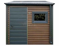 Schowek domek ogrodowy 2,5x2,5m drzwi okno  dach rynny TS1199
