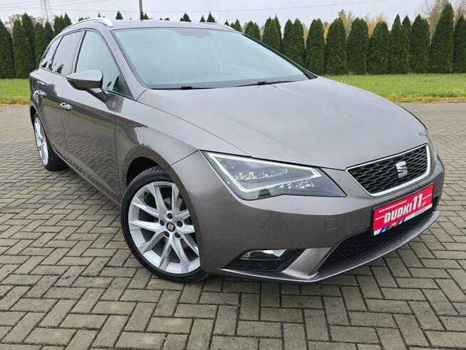 Seat Leon 1,6TDI Full Led.Navigacja.Alcantara.Tempomat.SERWIS! Kutno - zdjęcie 1