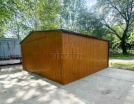 Garaż blaszany 6x6m - brama uchylna rynny dach TS1119 Gniezno - zdjęcie 4