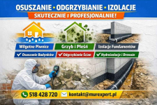 Wilgoć i grzyb w piwnicy? Skuteczne osuszanie , ochrona fundamentów