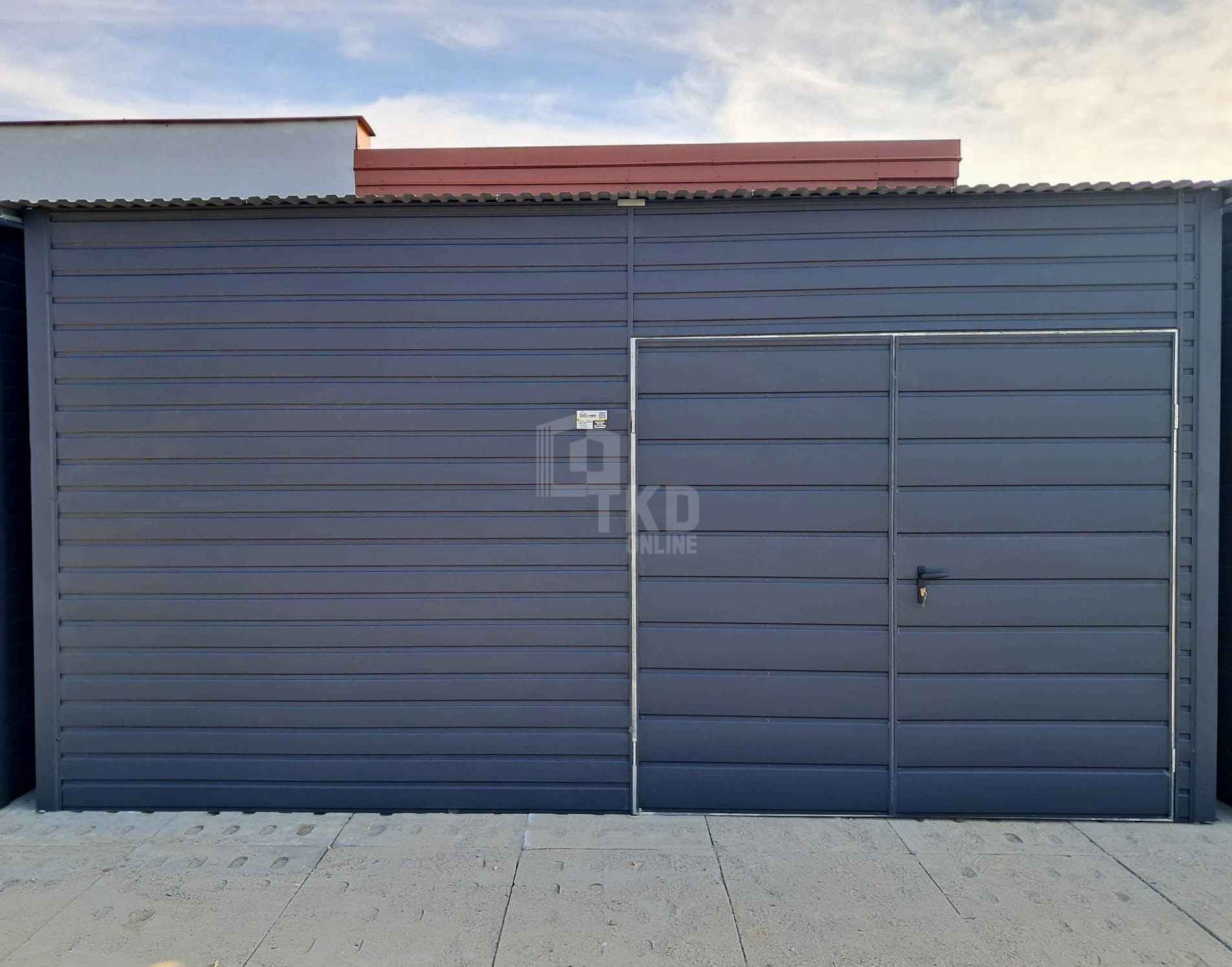 Garaż  Blaszany - Magazyn 4,5x4,5m - Brama dwuskrzydłowa  dach TKD266 Nowy Sącz - zdjęcie 4