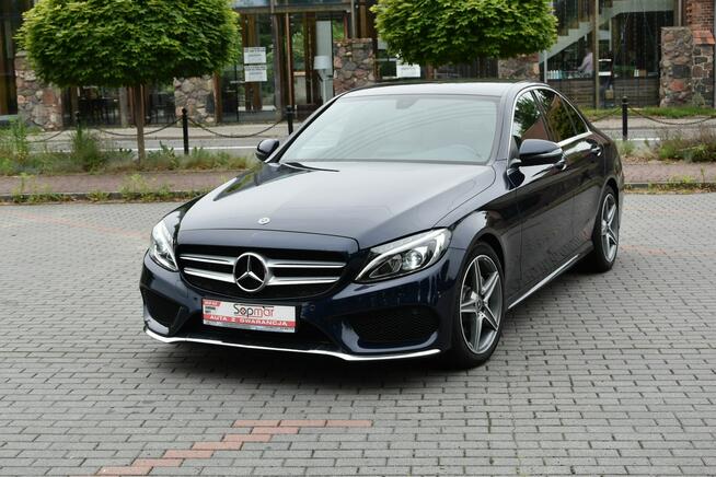 C 220d XI.2017r. AMG line 181tkm Skóra NAVi Kamera Xenon Kampinos - zdjęcie 4