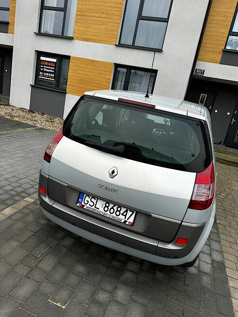 Renault Scenic 1,9 DCI COMFORT AUTHENTIQUE 2003 srebny Dębnica Kaszubska - zdjęcie 2