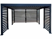 CarPort PREMIUM - wiata samochodowa 4x6 dodatkowa zabudowa TS1112