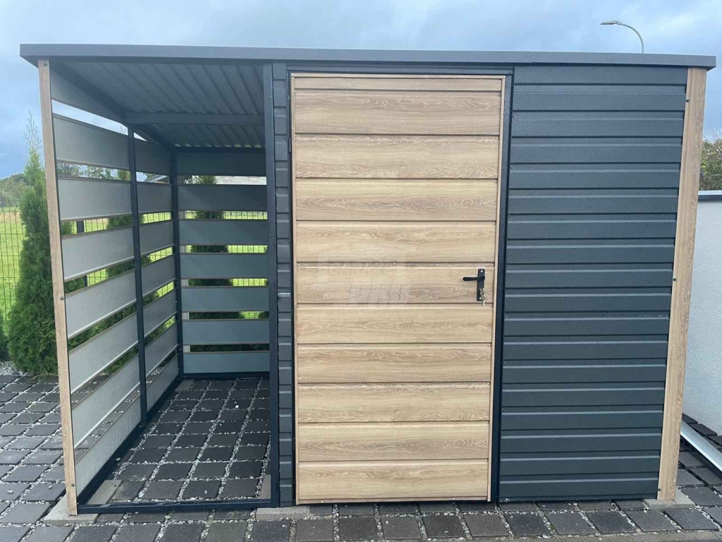 Schowek domek ogrodowy 2x2m wiata 1m drzwi okno   dach GP690 Nowogardek - zdjęcie 4